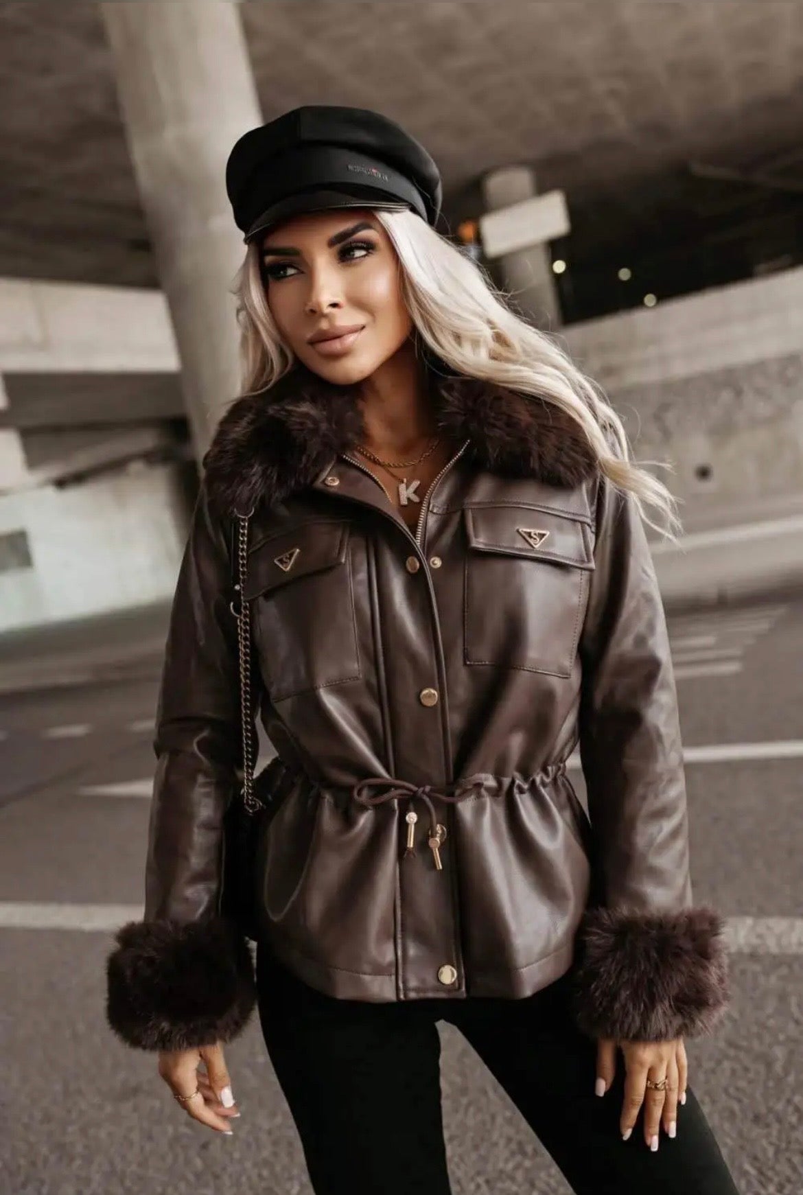 Chaqueta Pelito Negra