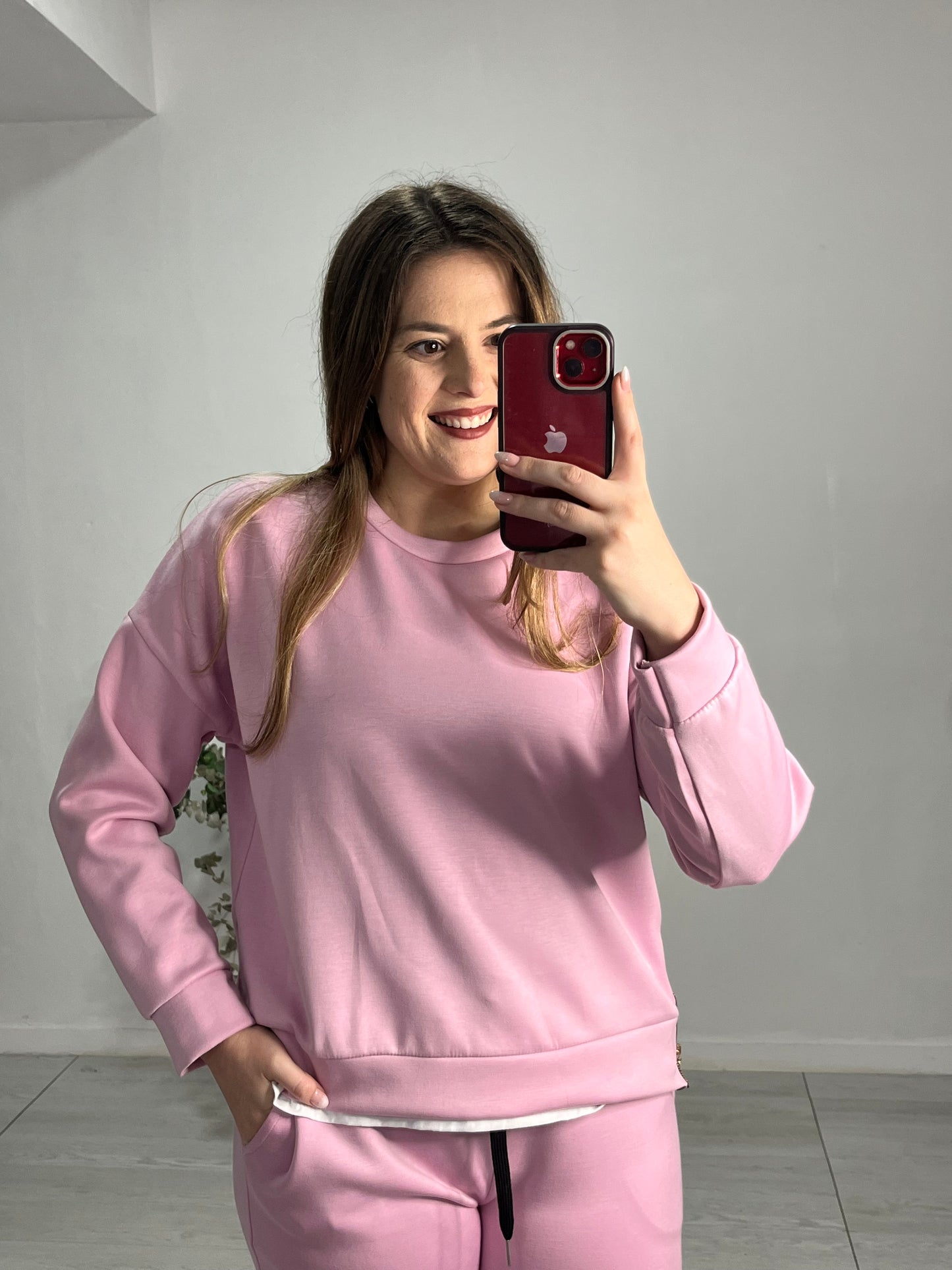 Conjunto Comfy rosa