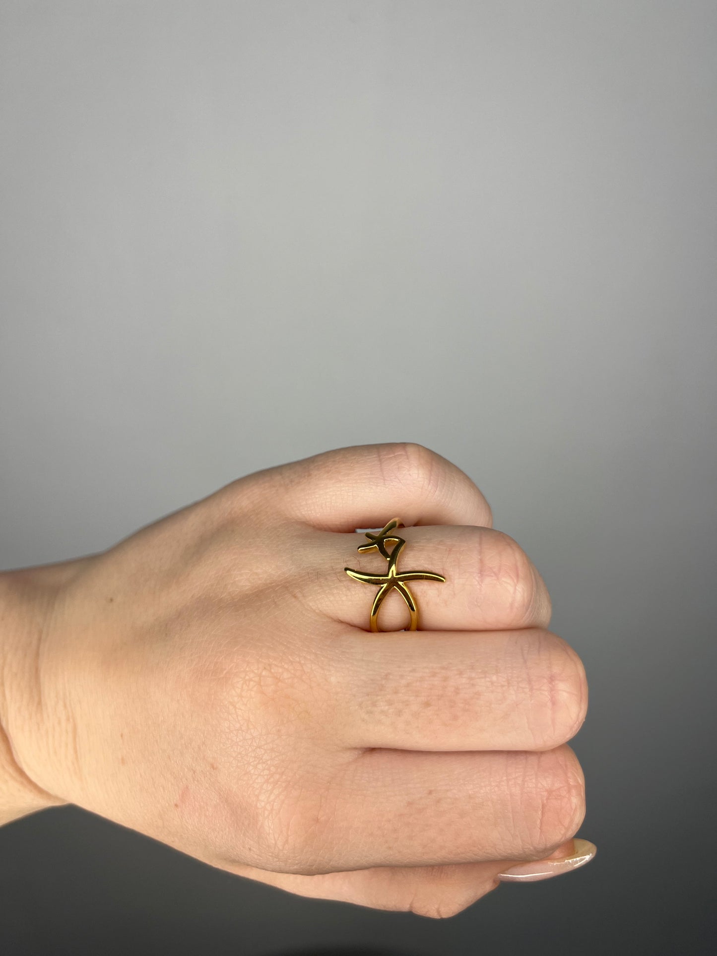 Anillo estrella doble