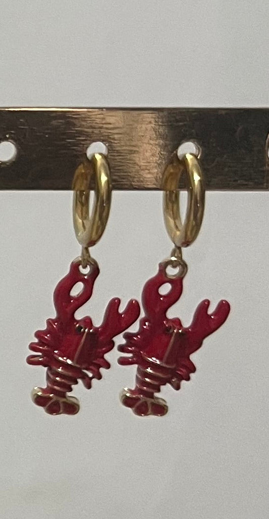 Pendientes langosta