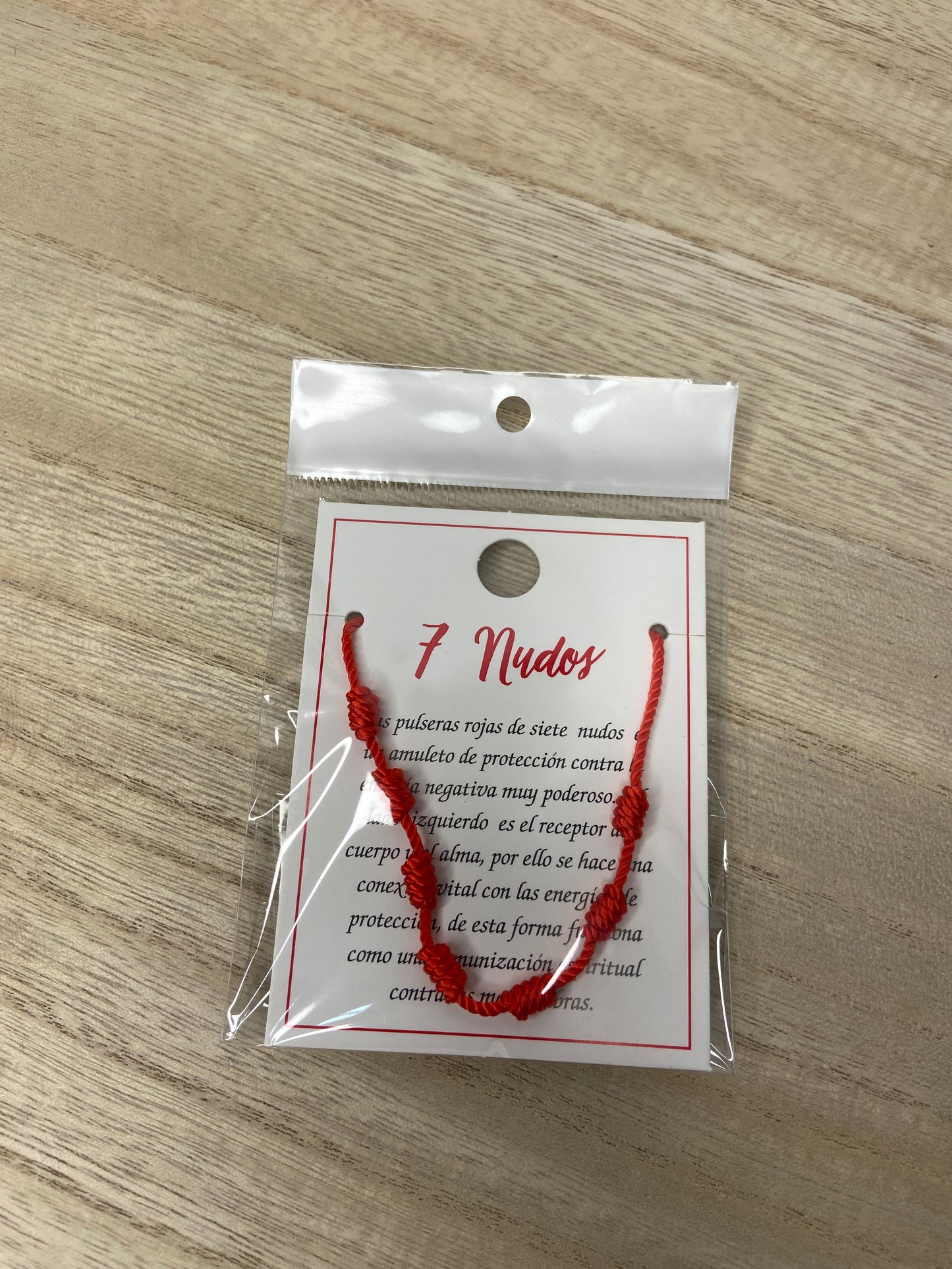 Pulsera 7 nudos