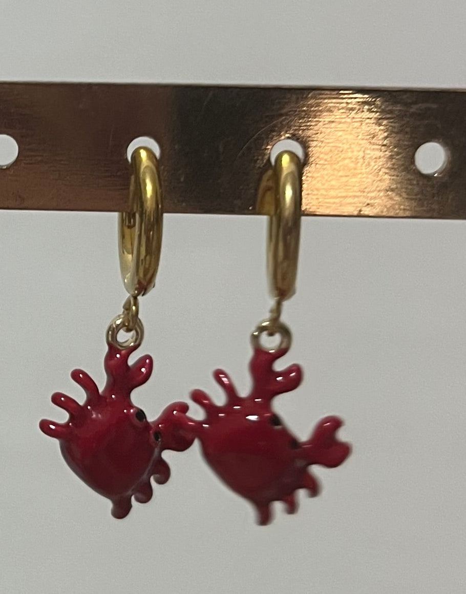 Pendientes Cangrejo