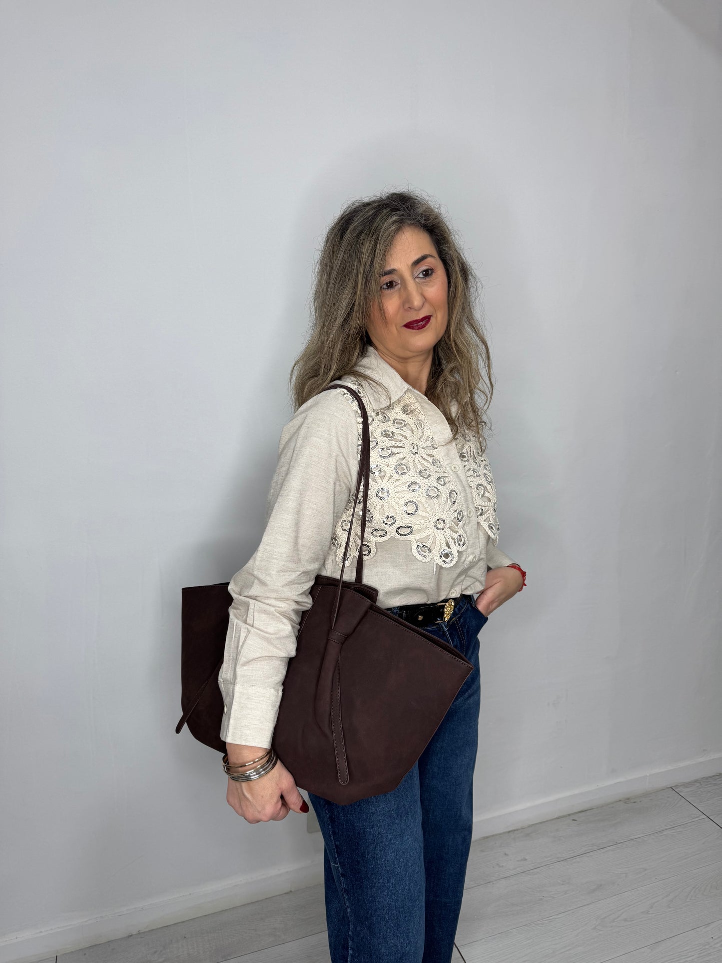 Camina lino & croché