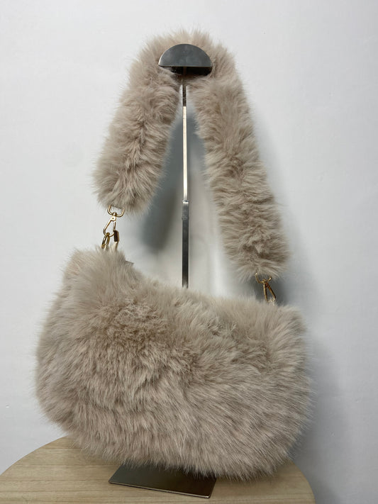 Bolso pelo beige