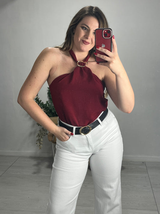Blusa Águeda Granate